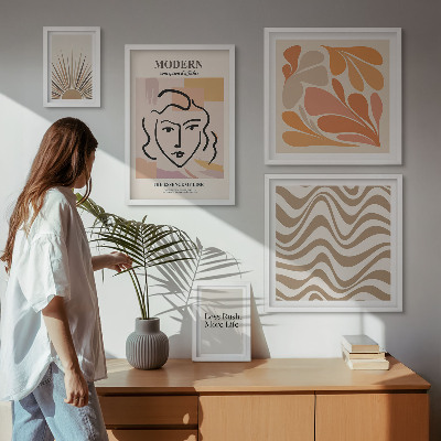 Galeria obrazów na ścianę Styl nowoczesny abstrakcyjny