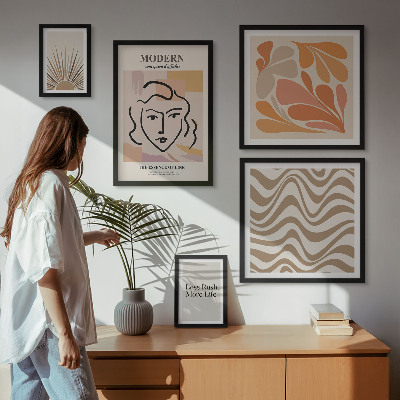 Galeria obrazów na ścianę Styl nowoczesny abstrakcyjny