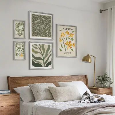 Galeria obrazów na ścianę nowoczesne motywy roślinne