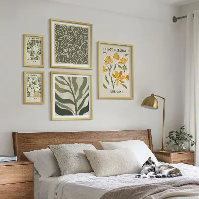 Galeria obrazów na ścianę nowoczesne motywy roślinne