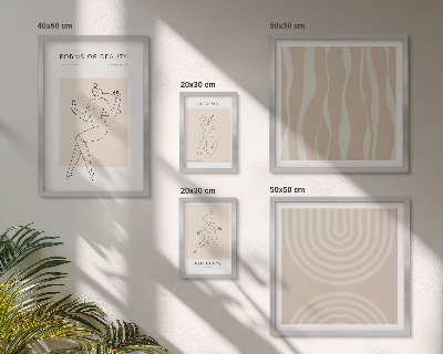 Galeria obrazów na ścianę Minimalistyczne formy piękna