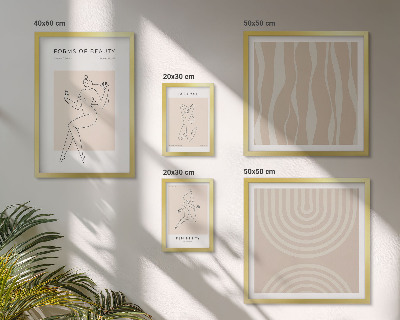 Galeria obrazów na ścianę Minimalistyczne formy piękna