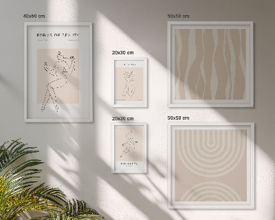 Galeria obrazów na ścianę Minimalistyczne formy piękna