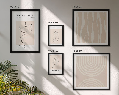 Galeria obrazów na ścianę Minimalistyczne formy piękna