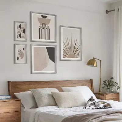 Abstrakcyjne formy geometryczne galeria obrazów na ścianę