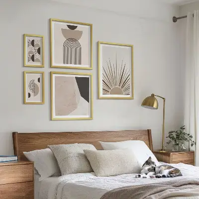 Abstrakcyjne formy geometryczne galeria obrazów na ścianę