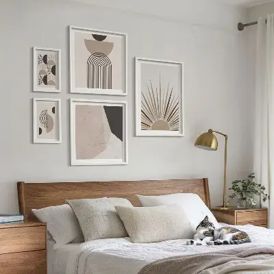 Abstrakcyjne formy geometryczne galeria obrazów na ścianę