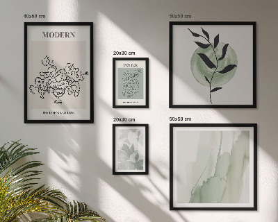 Zestaw obrazów w ramie do galerii ściennej Nowoczesne minimalistyczne dekoracje