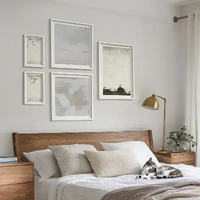 Galeria obrazów na ścianę stado ptaków w stylu industrialnym