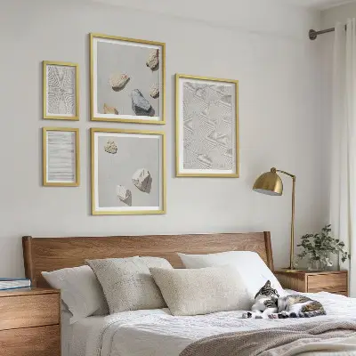 Obraz na ścianę geometryczne kamienie z tektury