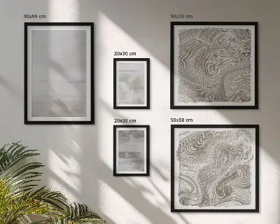 Zestaw obrazów w ramie do galerii ściennej wytarte tekstury w nowoczesnym stylu