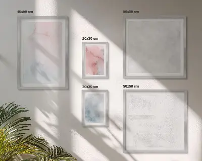 Pastelowe akwarele tekstury galeria obrazów na ścianę