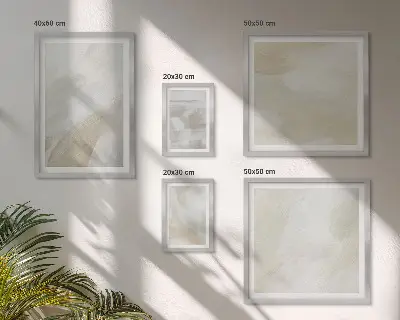 Abstrakcyjny obraz malowany pędzlem galeria obrazów na ścianę