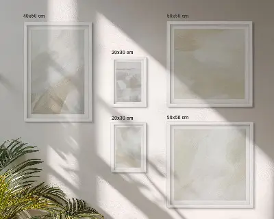Abstrakcyjny obraz malowany pędzlem galeria obrazów na ścianę