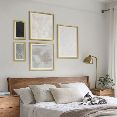 Galeria obrazów na ścianę Kolory eleganckich struktur kamiennych