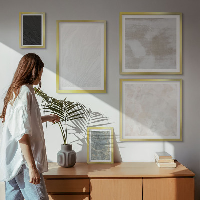 Galeria obrazów na ścianę Kolory eleganckich struktur kamiennych