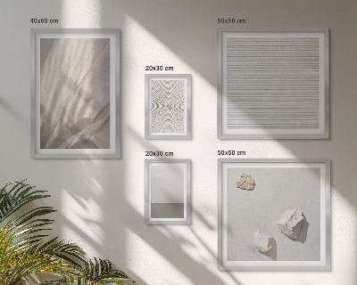Zestaw obrazów w ramie do galerii ściennej Delikatne boho tekstury natury