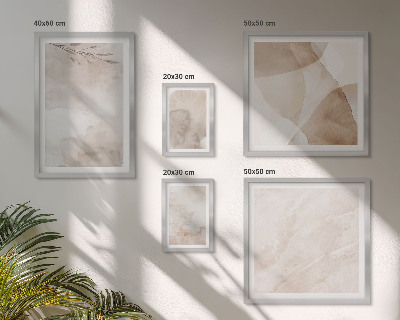 Galeria obrazów na ścianę Farby akwarelowe boho tekstury