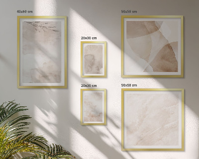 Galeria obrazów na ścianę Farby akwarelowe boho tekstury