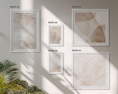 Galeria obrazów na ścianę Farby akwarelowe boho tekstury