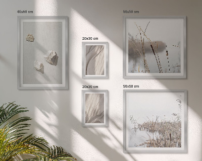Galeria obrazów na ścianę Zbliżenia struktury styl boho