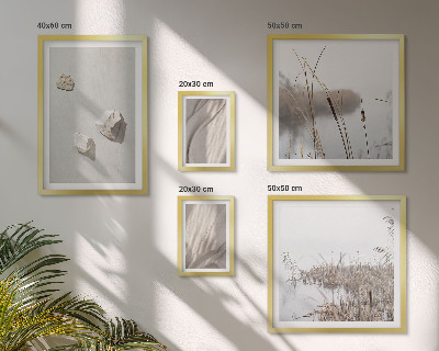 Galeria obrazów na ścianę Zbliżenia struktury styl boho