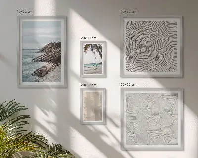 Galeria obrazów na ścianę letni piasek i nadmorskie widoki
