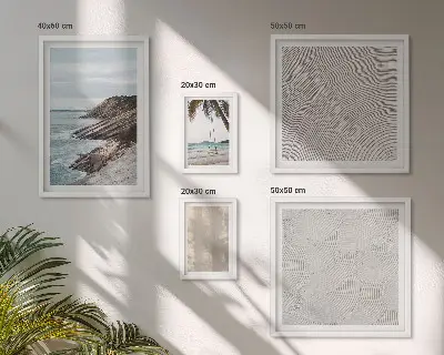 Galeria obrazów na ścianę letni piasek i nadmorskie widoki