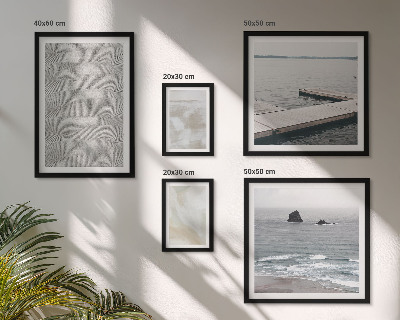 Zestaw obrazów w ramie do galerii ściennej Abstrakcja design nowoczesne tekstury