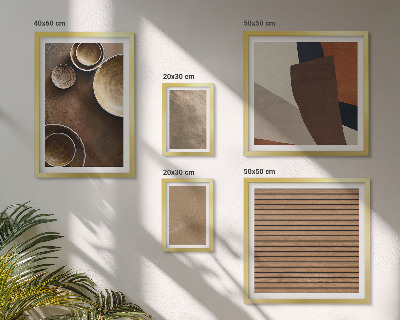 Galeria obrazów na ścianę Kamienne struktury minimalistyczne