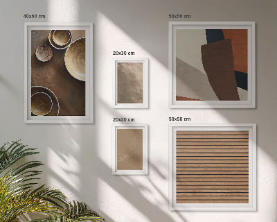 Galeria obrazów na ścianę Kamienne struktury minimalistyczne