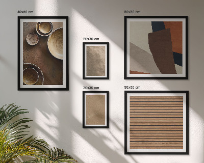 Galeria obrazów na ścianę Kamienne struktury minimalistyczne