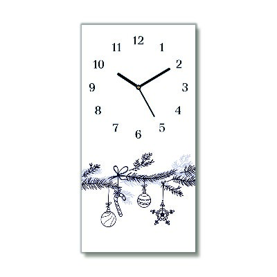 Zegar ścienny Pionowy-Święta Ozdoby Dekoracje Zima