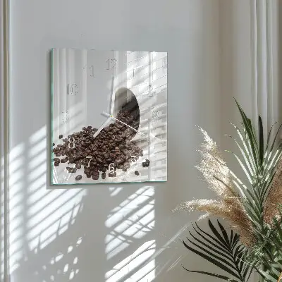 Zegar ścienny kwadratowy Filiżanka kawy
