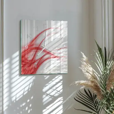 Ozdobny zegar ścienny Sztuka abstrakcyjna