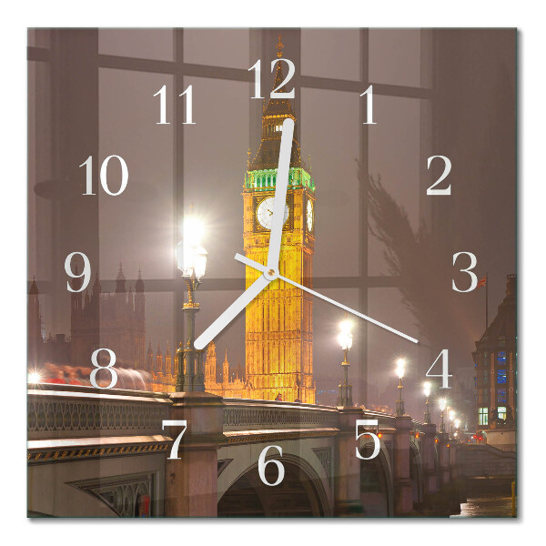 Zegar ścienny kwadratowy Big Ben