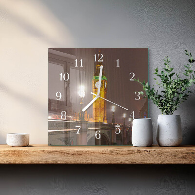 Zegar ścienny kwadratowy Big Ben