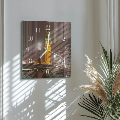 Zegar ścienny kwadratowy Big Ben