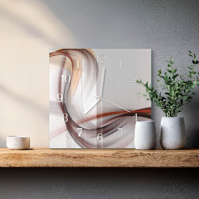 Zegar ścienny kwadratowy Abstrakcja