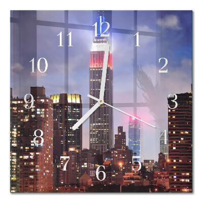 Zegar ścienny kwadratowy Horyzont