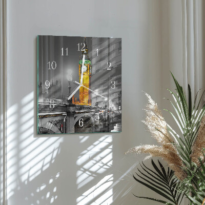 Zegar ścienny kwadratowy Big Ben