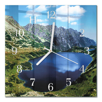 Zegar ścienny kwadratowy Morskie Oko