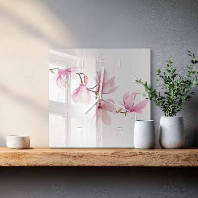 Ozdobny zegar ścienny Magnolia