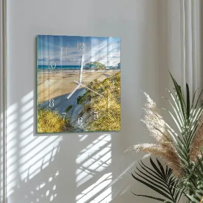 Ozdobny zegar ścienny Plaża