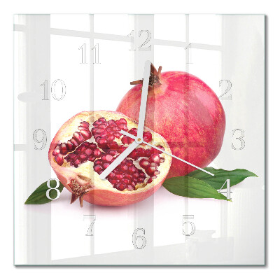 Zegar na ścianę kwadratowy Granat