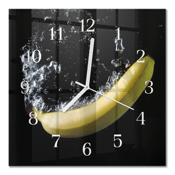 Ozdobny zegar ścienny Banan