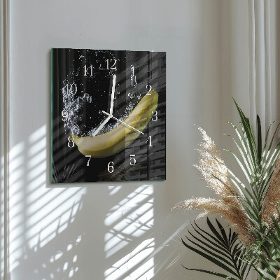 Ozdobny zegar ścienny Banan