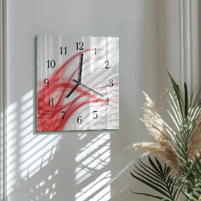 Zegar szklany ścienny Sztuka abstrakcyjna
