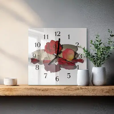 Zegar ścienny Misa z różami