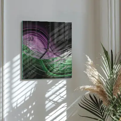 Kwadratowy zegar Sztuka abstrakcyjna